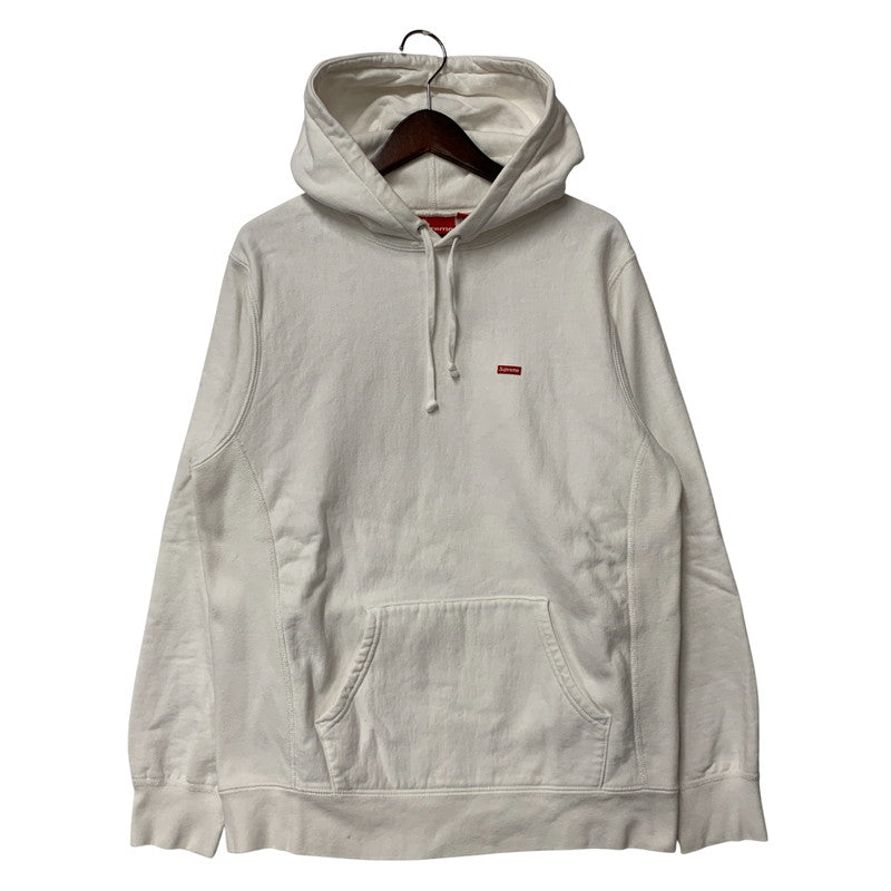 【中古品】【メンズ】 SMALL BOX LOGO HOODED SWEAT SHIRT スモール ボックス ロゴ フーデッド スウェットシャツ パーカー 長袖 トップス 149-251108-as-04-izu サイズ：M カラー：ホワイト 万代Net店