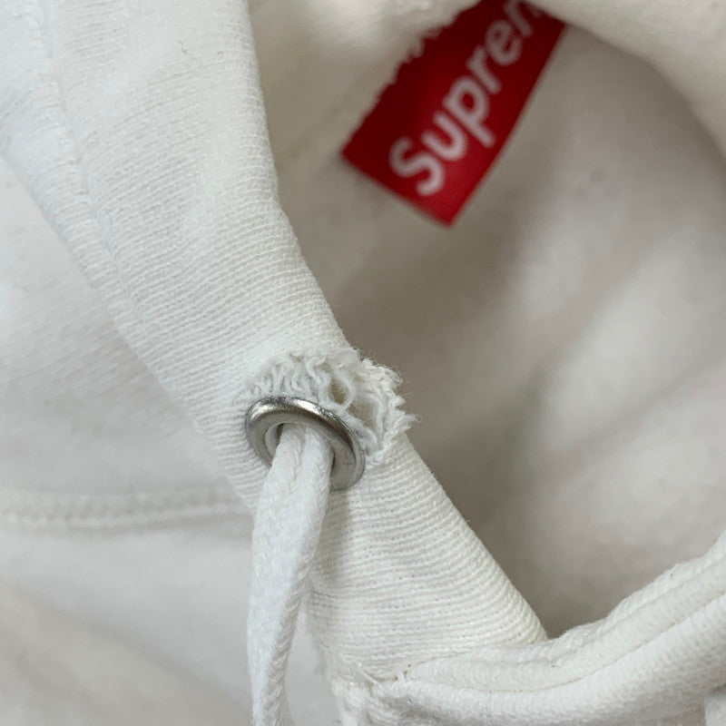 【中古品】【メンズ】 SMALL BOX LOGO HOODED SWEAT SHIRT スモール ボックス ロゴ フーデッド スウェットシャツ パーカー 長袖 トップス 149-251108-as-04-izu サイズ：M カラー：ホワイト 万代Net店