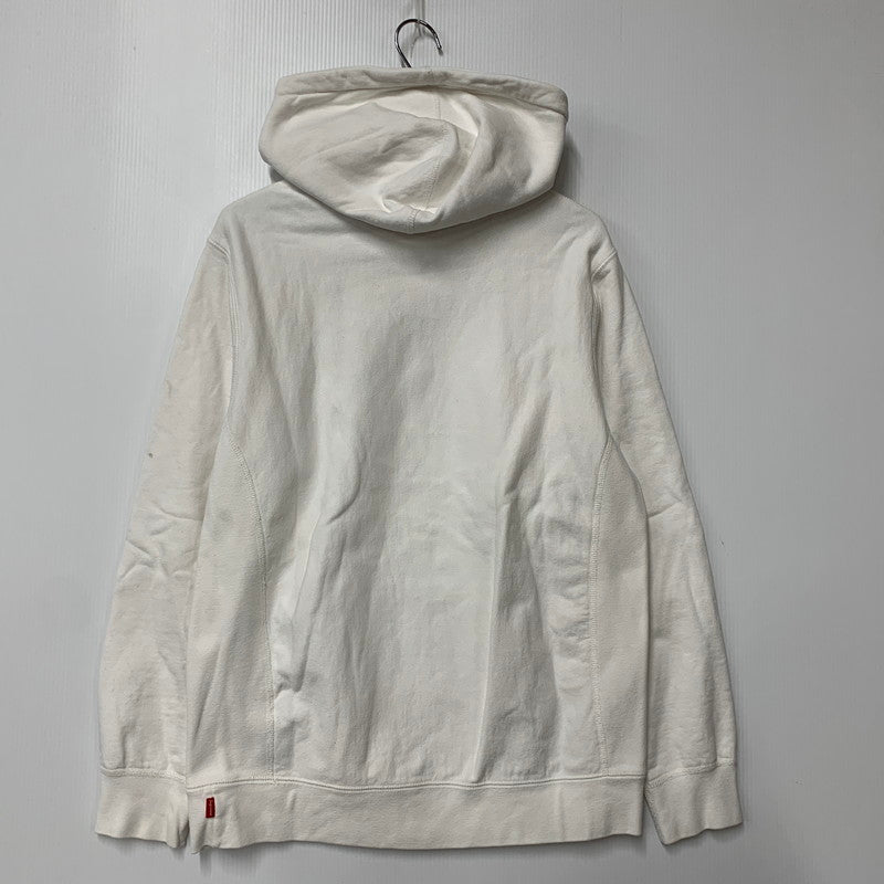 【中古品】【メンズ】 SMALL BOX LOGO HOODED SWEAT SHIRT スモール ボックス ロゴ フーデッド スウェットシャツ パーカー 長袖 トップス 149-251108-as-04-izu サイズ：M カラー：ホワイト 万代Net店