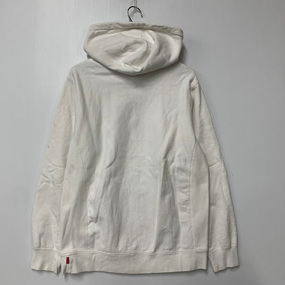 【中古品】【メンズ】 SMALL BOX LOGO HOODED SWEAT SHIRT スモール ボックス ロゴ フーデッド スウェットシャツ パーカー 長袖 トップス 149-251108-as-04-izu サイズ：M カラー：ホワイト 万代Net店