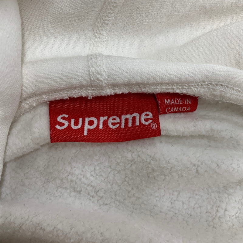 【中古品】【メンズ】 SMALL BOX LOGO HOODED SWEAT SHIRT スモール ボックス ロゴ フーデッド スウェットシャツ パーカー 長袖 トップス 149-251108-as-04-izu サイズ：M カラー：ホワイト 万代Net店