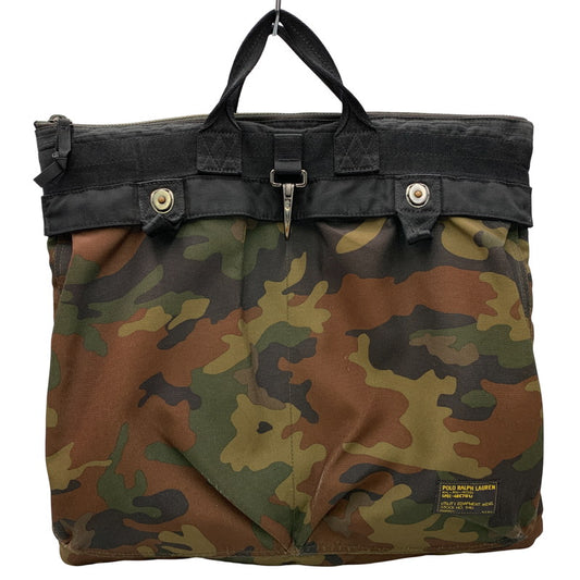 【中古品】【メンズ】 POLO RALPH LAUREN ポロ・ラルフローレン ナイロン カモフラージュ ヘルメット バッグ カバン 鞄 188-251109-cs-02-izu カラー：マルチ 万代Net店