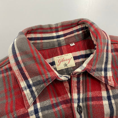 【中古品】【メンズ】 TARTAN CHECK LS SHIRT タータン チェック ロングスリーブ シャツ 長袖 145-260104-kh-03-izu サイズ：38 カラー：レッド系 万代Net店