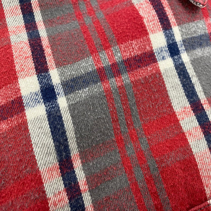 【中古品】【メンズ】 TARTAN CHECK LS SHIRT タータン チェック ロングスリーブ シャツ 長袖 145-260104-kh-03-izu サイズ：38 カラー：レッド系 万代Net店