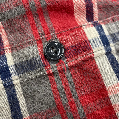 【中古品】【メンズ】 TARTAN CHECK LS SHIRT タータン チェック ロングスリーブ シャツ 長袖 145-260104-kh-03-izu サイズ：38 カラー：レッド系 万代Net店