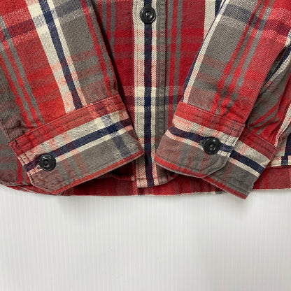 【中古品】【メンズ】 TARTAN CHECK LS SHIRT タータン チェック ロングスリーブ シャツ 長袖 145-260104-kh-03-izu サイズ：38 カラー：レッド系 万代Net店