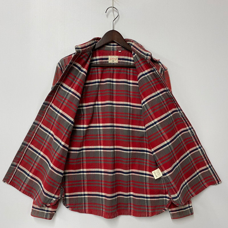 【中古品】【メンズ】 TARTAN CHECK LS SHIRT タータン チェック ロングスリーブ シャツ 長袖 145-260104-kh-03-izu サイズ：38 カラー：レッド系 万代Net店