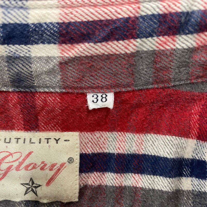 【中古品】【メンズ】 TARTAN CHECK LS SHIRT タータン チェック ロングスリーブ シャツ 長袖 145-260104-kh-03-izu サイズ：38 カラー：レッド系 万代Net店