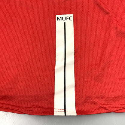 【現状渡し品】【メンズ】 OLD NIKE オールド ナイキ 00S MANCHESTER UNITED UNIFORM マンチェスター ユナイテッド ユニホーム トップス 半袖 146-251113-cs-03-izu サイズ：M カラー：レッド 万代Net店