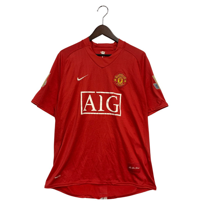 【現状渡し品】【メンズ】 OLD NIKE オールド ナイキ 00S MANCHESTER UNITED UNIFORM マンチェスター ユナイテッド ユニホーム トップス 半袖 146-251113-cs-03-izu サイズ：M カラー：レッド 万代Net店
