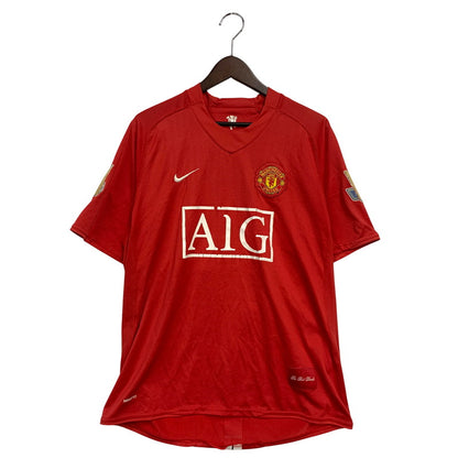 【現状渡し品】【メンズ】 OLD NIKE オールド ナイキ 00S MANCHESTER UNITED UNIFORM マンチェスター ユナイテッド ユニホーム トップス 半袖 146-251113-cs-03-izu サイズ：M カラー：レッド 万代Net店