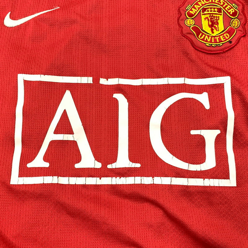 【現状渡し品】【メンズ】 OLD NIKE オールド ナイキ 00S MANCHESTER UNITED UNIFORM マンチェスター ユナイテッド ユニホーム トップス 半袖 146-251113-cs-03-izu サイズ：M カラー：レッド 万代Net店