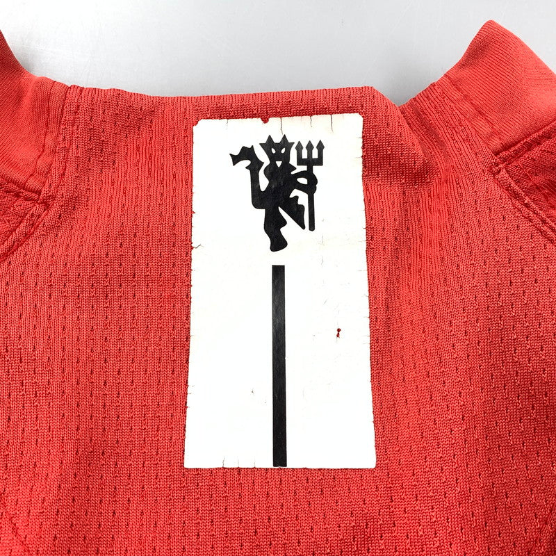 【現状渡し品】【メンズ】 OLD NIKE オールド ナイキ 00S MANCHESTER UNITED UNIFORM マンチェスター ユナイテッド ユニホーム トップス 半袖 146-251113-cs-03-izu サイズ：M カラー：レッド 万代Net店