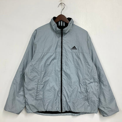 【中古品】【メンズ】 OLD ADIDAS オールド アディダス 00S REVERSIBLE JACKET リバーシブル ジャケット アウター 146-251113-cs-06-izu サイズ：L カラー：ブラック/グレー系 万代Net店