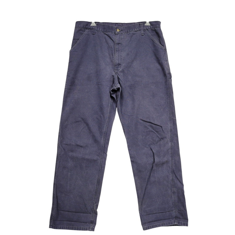 【中古品】【メンズ】 Carhartt カーハート B11 PTL DUCK PAINTER PANTS ダック ペインター パンツ ボトムス ズボン 157-251109-cs-10-izu サイズ：40×34 カラー：ネイビー 万代Net店