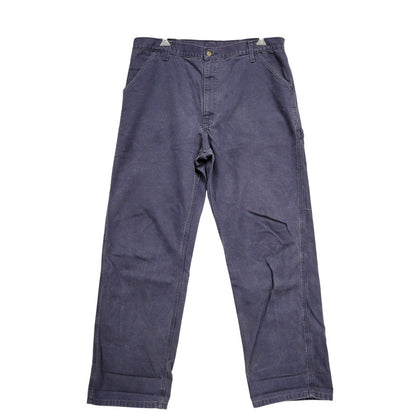 【中古品】【メンズ】 Carhartt カーハート B11 PTL DUCK PAINTER PANTS ダック ペインター パンツ ボトムス ズボン 157-251109-cs-10-izu サイズ：40×34 カラー：ネイビー 万代Net店