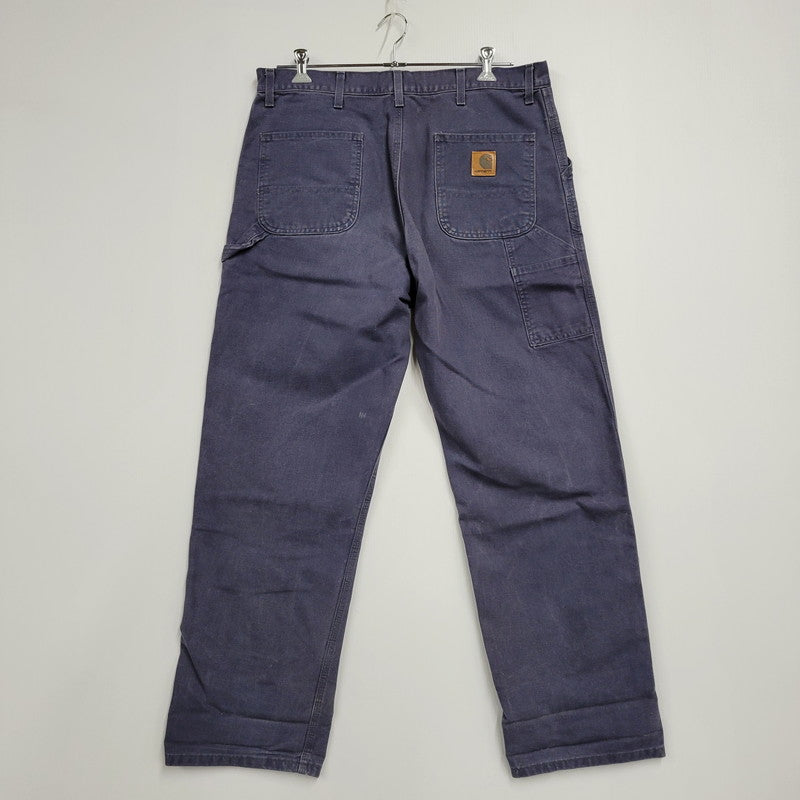 【中古品】【メンズ】 Carhartt カーハート B11 PTL DUCK PAINTER PANTS ダック ペインター パンツ ボトムス ズボン 157-251109-cs-10-izu サイズ：40×34 カラー：ネイビー 万代Net店