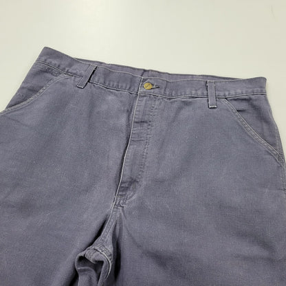 【中古品】【メンズ】 Carhartt カーハート B11 PTL DUCK PAINTER PANTS ダック ペインター パンツ ボトムス ズボン 157-251109-cs-10-izu サイズ：40×34 カラー：ネイビー 万代Net店