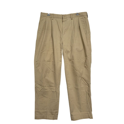 【中古品】【メンズ】 Polo by Ralph Lauren ポロバイラルフローレン 2-TUCK CHINO PANTS 2タック チノパンツ ボトムス 157-251115-as-12-izu サイズ：36×32 カラー：ベージュ 万代Net店