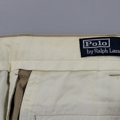 【中古品】【メンズ】 Polo by Ralph Lauren ポロバイラルフローレン 2-TUCK CHINO PANTS 2タック チノパンツ ボトムス 157-251115-as-12-izu サイズ：36×32 カラー：ベージュ 万代Net店