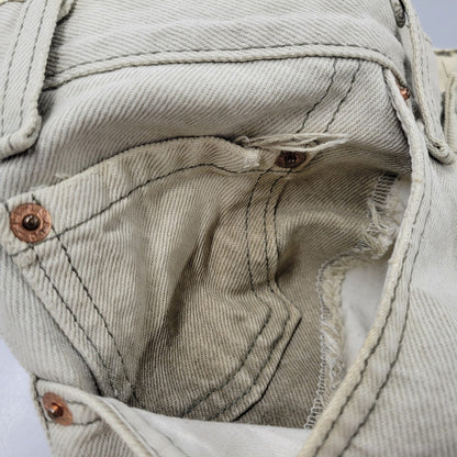 【中古品】【メンズ】 550 RELAXED FIT COLOR DENIM PANTS リラックスフィット カラーデニムパンツ 刻印511 ジーンズ ボトムス 157-251115-as-11-izu サイズ：36×34 カラー：ホワイト系 万代Net店