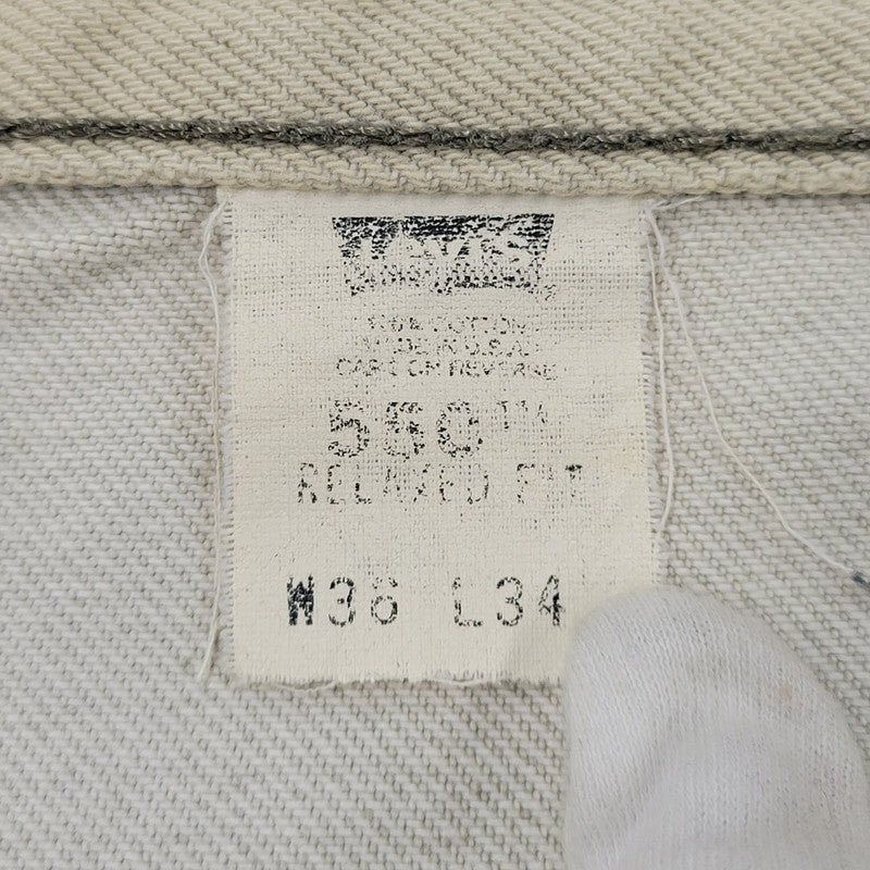 【中古品】【メンズ】 550 RELAXED FIT COLOR DENIM PANTS リラックスフィット カラーデニムパンツ 刻印511 ジーンズ ボトムス 157-251115-as-11-izu サイズ：36×34 カラー：ホワイト系 万代Net店