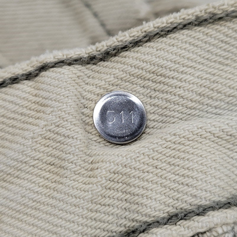 【中古品】【メンズ】 550 RELAXED FIT COLOR DENIM PANTS リラックスフィット カラーデニムパンツ 刻印511 ジーンズ ボトムス 157-251115-as-11-izu サイズ：36×34 カラー：ホワイト系 万代Net店