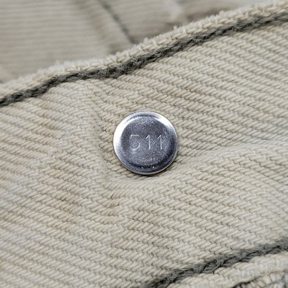 【中古品】【メンズ】 550 RELAXED FIT COLOR DENIM PANTS リラックスフィット カラーデニムパンツ 刻印511 ジーンズ ボトムス 157-251115-as-11-izu サイズ：36×34 カラー：ホワイト系 万代Net店