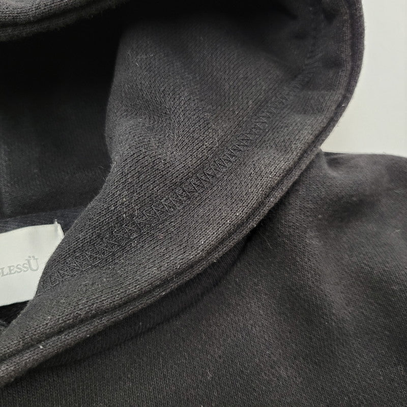 【中古品】【メンズ】 BLESS U ブレスユー BU0059 BU LOGO HOODIE ロゴ フーディー トップス 長袖 142-251109-cs-08-izu サイズ：XL カラー：ブラック 万代Net店