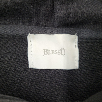 【中古品】【メンズ】 BLESS U ブレスユー BU0059 BU LOGO HOODIE ロゴ フーディー トップス 長袖 142-251109-cs-08-izu サイズ：XL カラー：ブラック 万代Net店