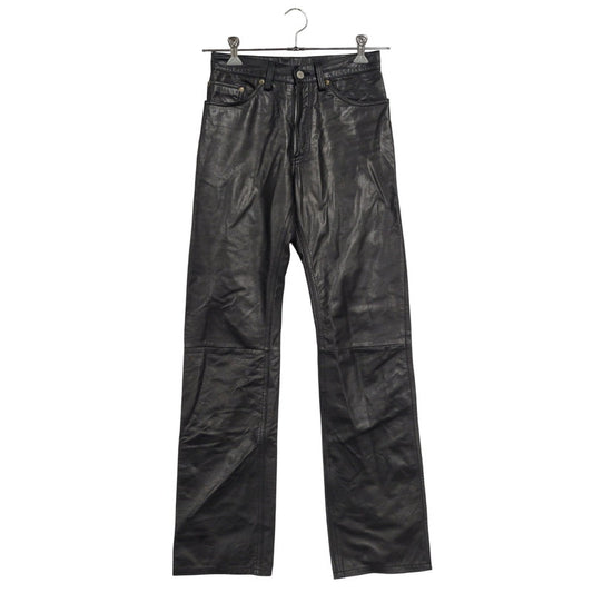 【中古品】【メンズ】 COW LEATHER PANTS 207-93-002 カウレザーパンツ ボトムス 158-251115-as-14-izu サイズ：2 カラー：ブラック 万代Net店