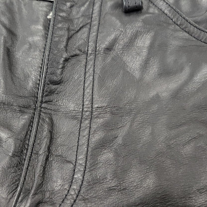 【中古品】【メンズ】 COW LEATHER PANTS 207-93-002 カウレザーパンツ ボトムス 158-251115-as-14-izu サイズ：2 カラー：ブラック 万代Net店