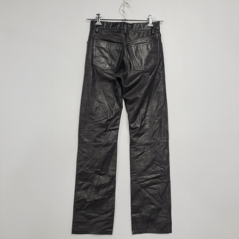 【中古品】【メンズ】 COW LEATHER PANTS 207-93-002 カウレザーパンツ ボトムス 158-251115-as-14-izu サイズ：2 カラー：ブラック 万代Net店