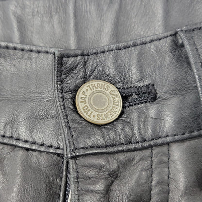 【中古品】【メンズ】 COW LEATHER PANTS 207-93-002 カウレザーパンツ ボトムス 158-251115-as-14-izu サイズ：2 カラー：ブラック 万代Net店