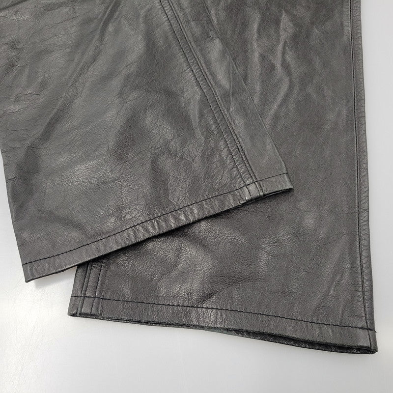 【中古品】【メンズ】 COW LEATHER PANTS 207-93-002 カウレザーパンツ ボトムス 158-251115-as-14-izu サイズ：2 カラー：ブラック 万代Net店