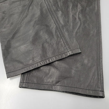 【中古品】【メンズ】 COW LEATHER PANTS 207-93-002 カウレザーパンツ ボトムス 158-251115-as-14-izu サイズ：2 カラー：ブラック 万代Net店