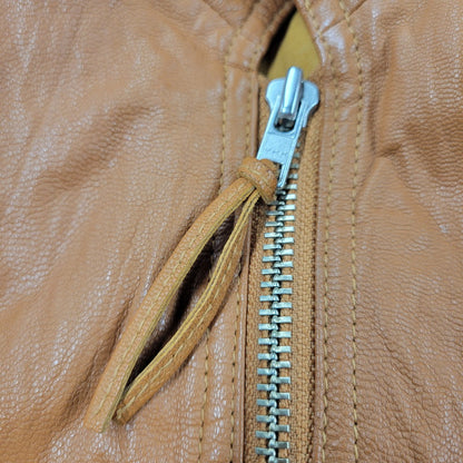 【中古品】【メンズ】 H.S.M. MULTI POCKET LEATHER JACKET マルチポケット レザージャケット アウター 146-251115-as-07-izu サイズ：L カラー：ブラウン 万代Net店