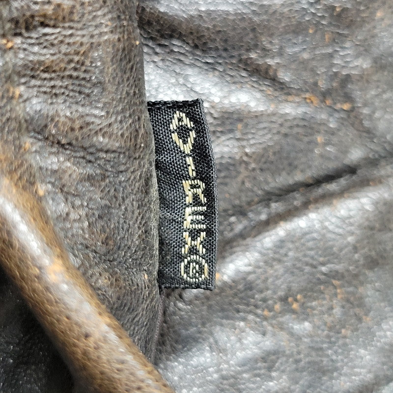 【現状渡し品】【メンズ】 AVIREX アヴィレックス A-2 FLIGHT JACKET フライトジャケット 50周年記念 ピンナップガール アウター 146-251109-as-11-izu サイズ：XS カラー：ブラウン系 万代Net店