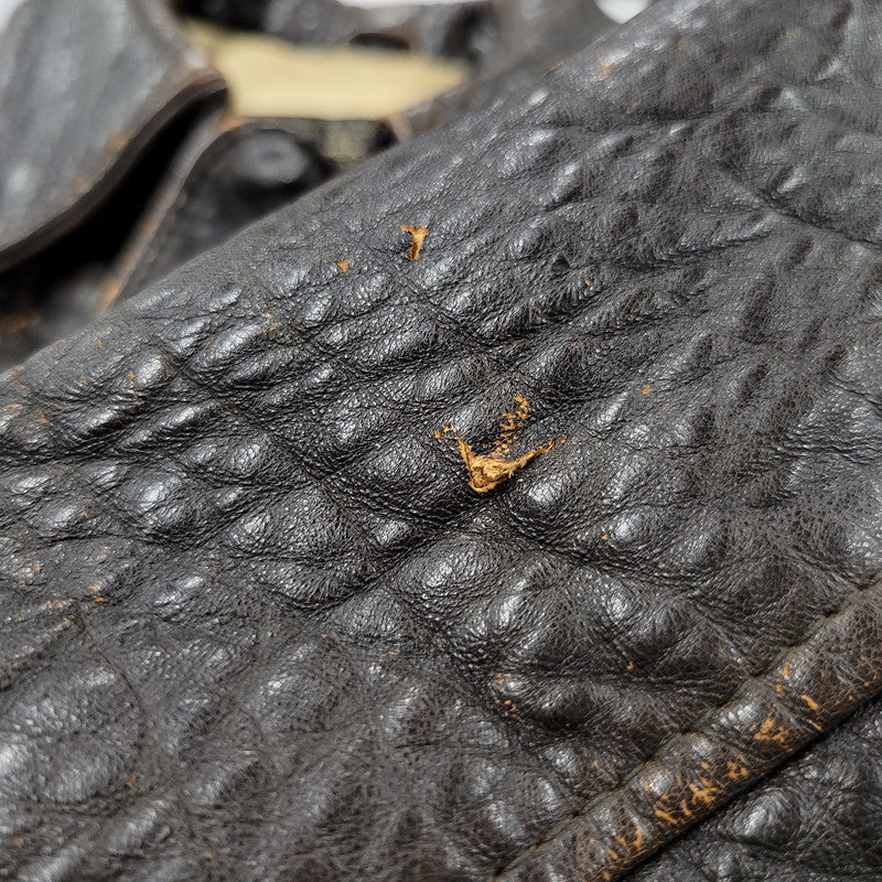 【現状渡し品】【メンズ】 AVIREX アヴィレックス A-2 FLIGHT JACKET フライトジャケット 50周年記念 ピンナップガール アウター 146-251109-as-11-izu サイズ：XS カラー：ブラウン系 万代Net店