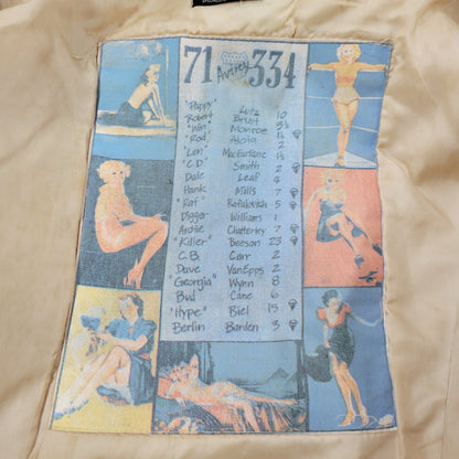 【現状渡し品】【メンズ】 AVIREX アヴィレックス A-2 FLIGHT JACKET フライトジャケット 50周年記念 ピンナップガール アウター 146-251109-as-11-izu サイズ：XS カラー：ブラウン系 万代Net店