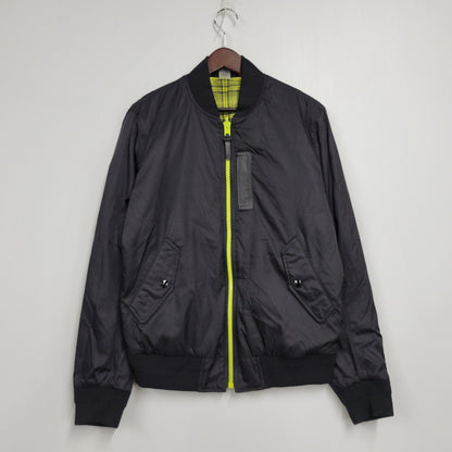 【中古品】【メンズ】 REVERSIBLE NYLON MA-1 JACKET F38890 リバーシブル ナイロン ジャケット アウター 141-251109-as-15-izu サイズ：S カラー：イエロー系×ブラック 万代Net店