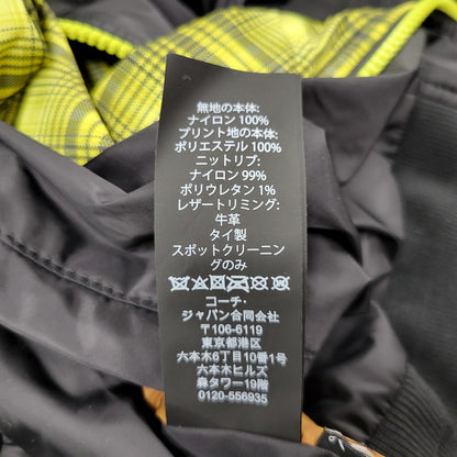 【中古品】【メンズ】 REVERSIBLE NYLON MA-1 JACKET F38890 リバーシブル ナイロン ジャケット アウター 141-251109-as-15-izu サイズ：S カラー：イエロー系×ブラック 万代Net店