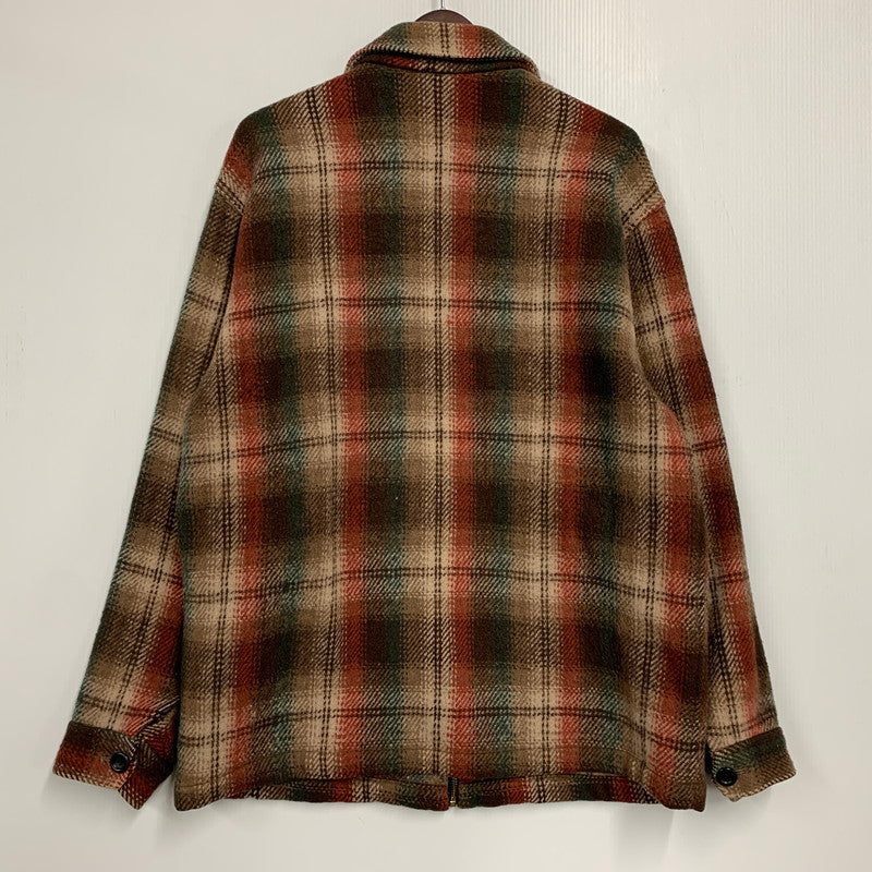 【中古品】【メンズ】 OSHKOSH B'GOSH オシュコシュ ビゴッシュ CHECK WOOL SPORT JACKET チェック ウール スポーツ ジャケット 三角タグ アウター 146-251124-as-18-izu サイズ：42(L) カラー：マルチカラー 万代Net店