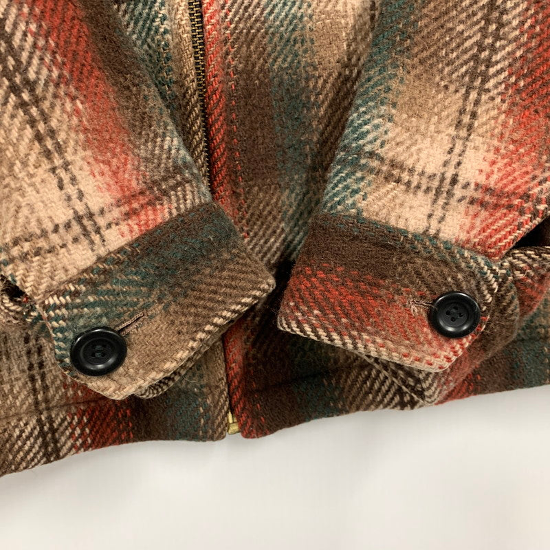 【中古品】【メンズ】 OSHKOSH B'GOSH オシュコシュ ビゴッシュ CHECK WOOL SPORT JACKET チェック ウール スポーツ ジャケット 三角タグ アウター 146-251124-as-18-izu サイズ：42(L) カラー：マルチカラー 万代Net店