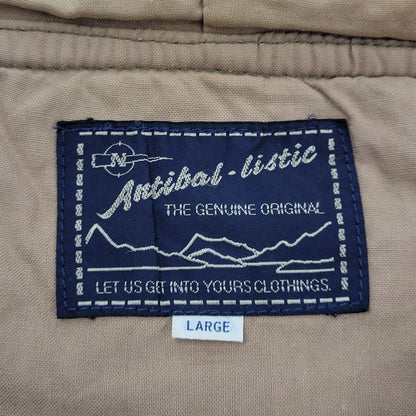 【中古品】【メンズ】 ANTIBAL-LISTIC アンティバルリスティック HOODED DUCK JACKET フーデッド ダックジャケット アウター 146-251115-as-09-izu サイズ：L カラー：カーキ 万代Net店