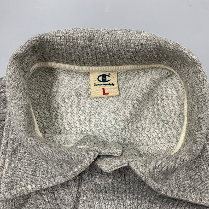 【中古品】【メンズ】 Champion products チャンピオンプロダクツ CSS3500 SWEAT LS SHIRT スウェット ロングスリーブ シャツ トップス 長袖 146-251113-cs-01-izu サイズ：L カラー：グレー 万代Net店