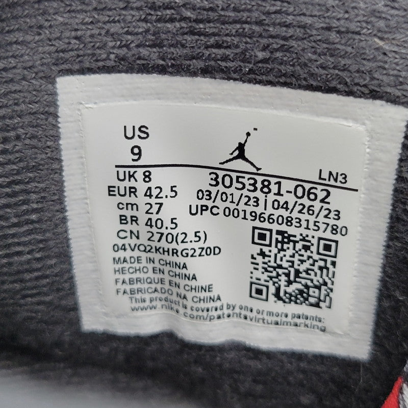 【中古品】【メンズ】 NIKE ナイキ AIR JORDAN 8 RETRO 305381-062 エアジョーダン 8 レトロ スニーカー シューズ 靴 160-251111-as-07-izu サイズ：27cm カラー：BLACK/TRUE RED-WHITE 万代Net店