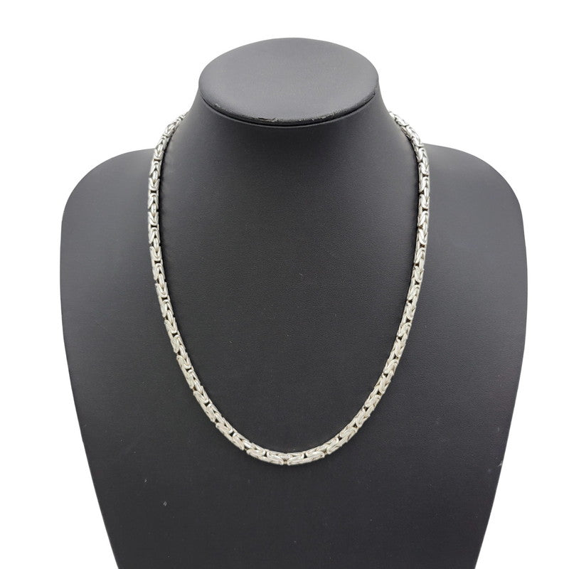 【中古品】【メンズ/レディース】 UNKNOWN BYZANTINE CHAIN NECKLACE ビザンチンチェーン ネックレス アクセサリー 192-251111-as-14-izu カラー：シルバー 万代Net店