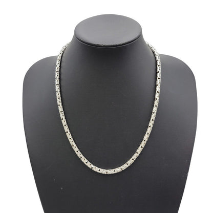 【中古品】【メンズ/レディース】 UNKNOWN BYZANTINE CHAIN NECKLACE ビザンチンチェーン ネックレス アクセサリー 192-251111-as-14-izu カラー：シルバー 万代Net店