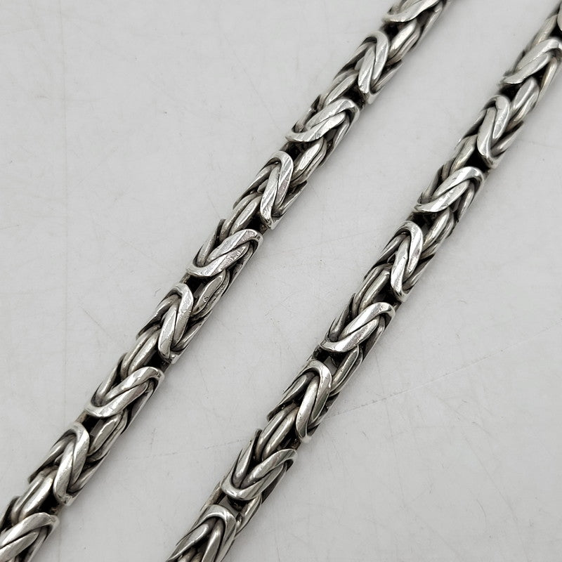 【中古品】【メンズ/レディース】 UNKNOWN BYZANTINE CHAIN NECKLACE ビザンチンチェーン ネックレス アクセサリー 192-251111-as-14-izu カラー：シルバー 万代Net店